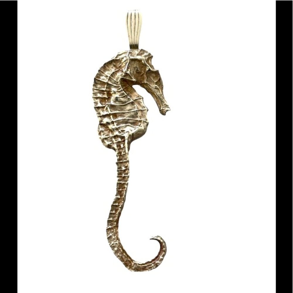 Vintage Sterling Silver Seahorse Charm